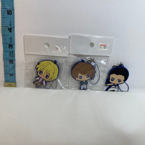 3/$20 - Rare Gundam Wing Anime Keychain Set - Vintage 90s Japan Japanese Cartoon - Picture 3 of 3